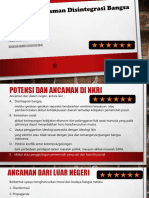 Presentasi Pontensi & Ancaman Disintegrasi Bangsa