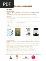 Novetats octubre 2017