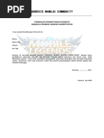 Download FORMULIR PENDAFTARAN lomba mobile legend by Muhammad Khaerul SN362194076 doc pdf