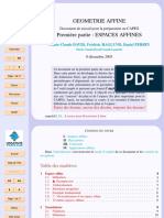 Espace Affine PDF