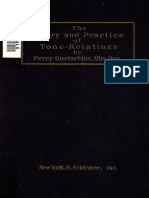 The Theory and Practice of Tone-Relations PDF