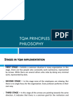 Tqm Principles and Philosophy