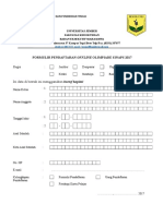 Olimpiade SINAPS 2017 Formulir