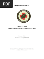 Download Makalah Hubungan filsafat dengan Ilmu Gizi by Fitria Dwi SN362201483 doc pdf