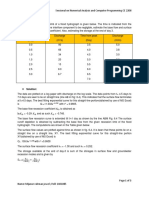 Sessional On Numerical Analysis and Computer Programming CE 2208