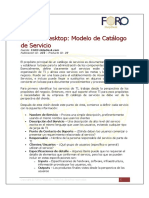 ID. 324 Soporte Desktop Modelo de Catálogo de Servicio