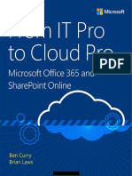 From IT Pro To Cloud Pro - Microsoft Office 365 and Sharepoint Online (2016)