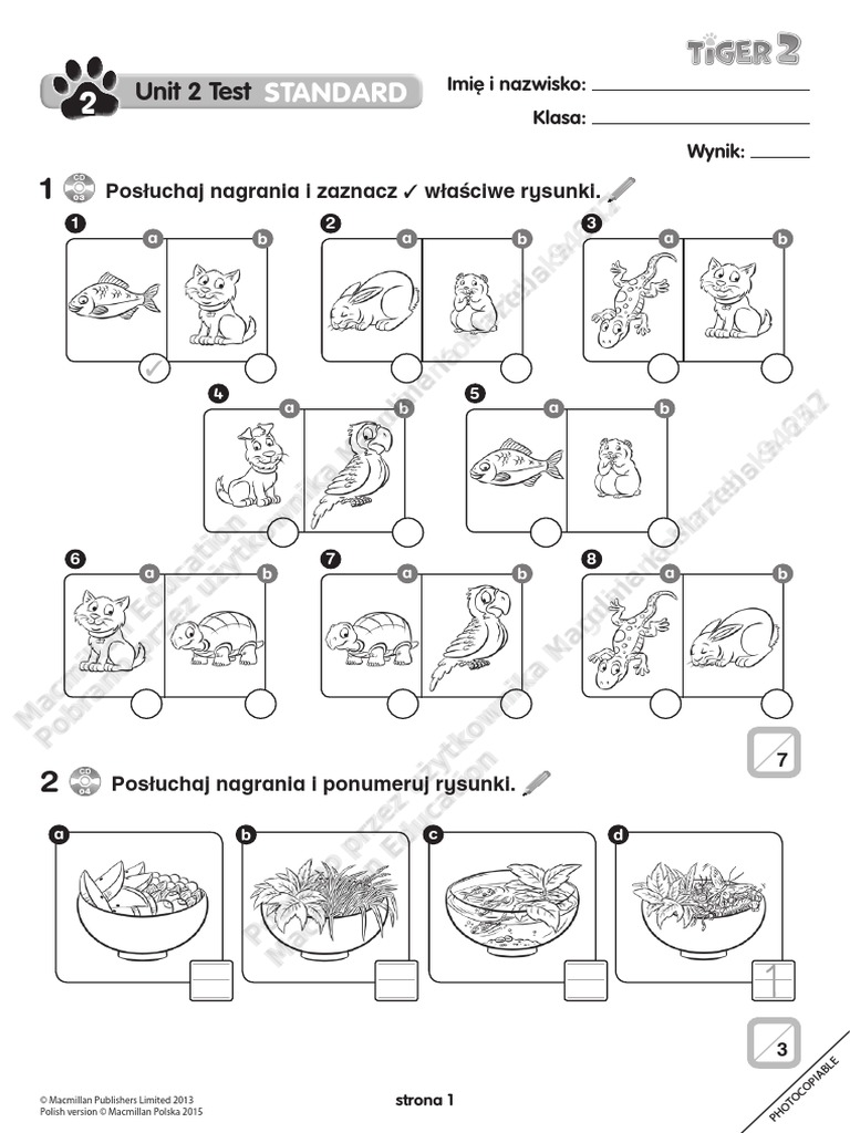 Tiger 2 Zeszyt ćwiczeń Pdf Chomikuj