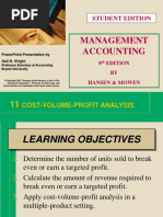 Cost Volume Profit Analysis 1