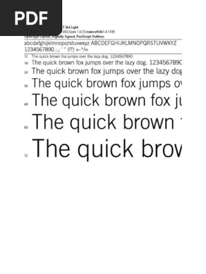 Font