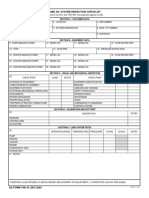 Lube Oil System Inspection Checklist: Section A - Customer Data