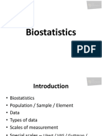 1 Biostatistics