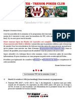 Newsletter N°35 - 2017 (20 Octobre 2017)