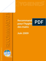 SF2H Recommandations Hygiene Des Mains 2009