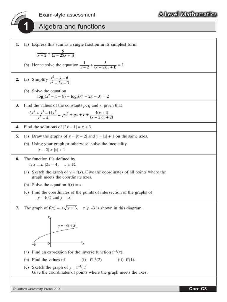 Alevel C3c4 Sine Tangent