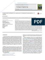 Constructed Wetlands For Treatment of Industrial Wastewaters