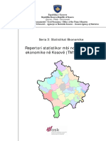 Repertori Statistikor Mbi Ndermarrjet Ekonomike Ne Kosove TM1-2014 PDF