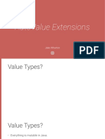 AutoValue Extensions for Immutable Value Objects in Java