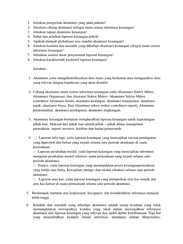 Soal Akuntan