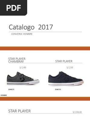 lb hasta ahora tenaz Catálogo Converse Hombre | PDF