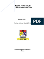 Modul Praktikum Pemrograman Web 1