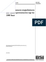 BS EN 334-2005 Gas Pressure Regulators For Inlet Pressures Up To 100 Bar PDF