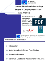 Impact of Induction Motor Loads into Voltage Stability Margins of Large Systems – Rio Area Analysis