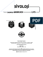 LYS Simya Biyoloji Soru Bankası 2016