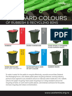 Colores de Potes de Reciclaje