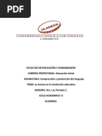 Musica en La Institucion Educativa