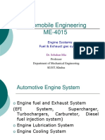 Automobile Engineering - Fuel and Exhaust System