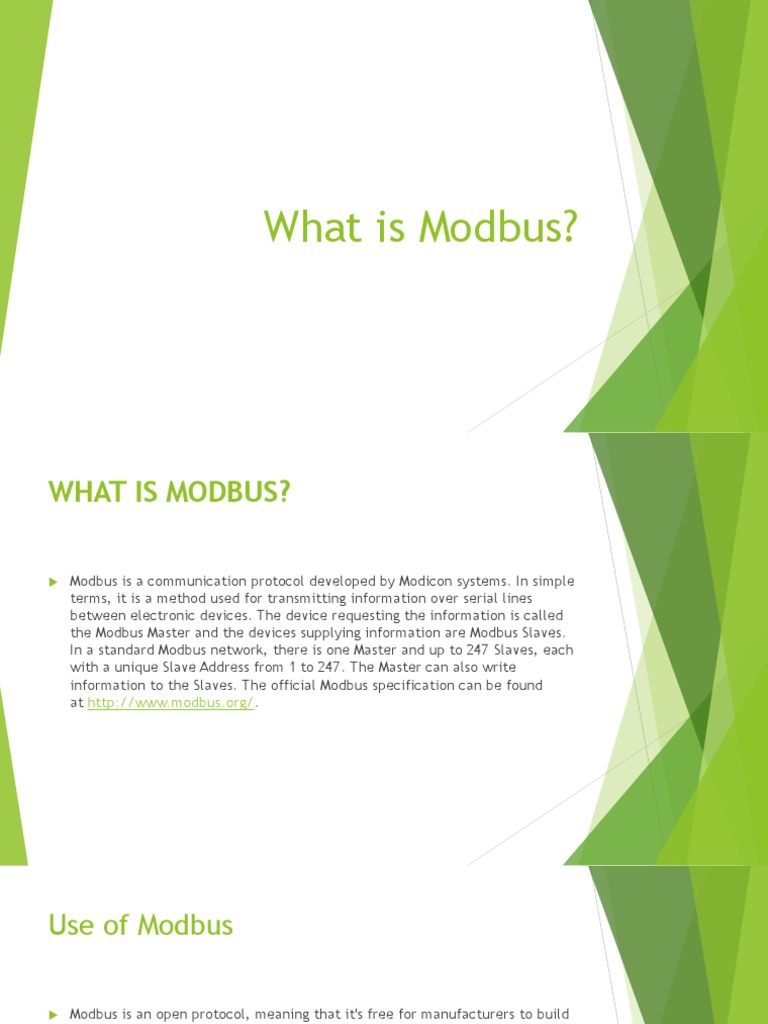 What Is Modbus | PDF