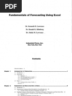 Fundamentals of Forecasting Using Excel: Dr. Kenneth D. Lawrence Dr. Ronald K. Klimberg Dr. Sheila M. Lawrence