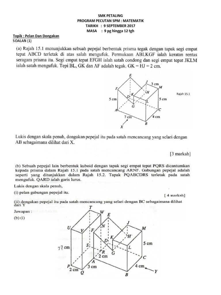 Pelan Dongakan Program Pecutan Spm Pdf