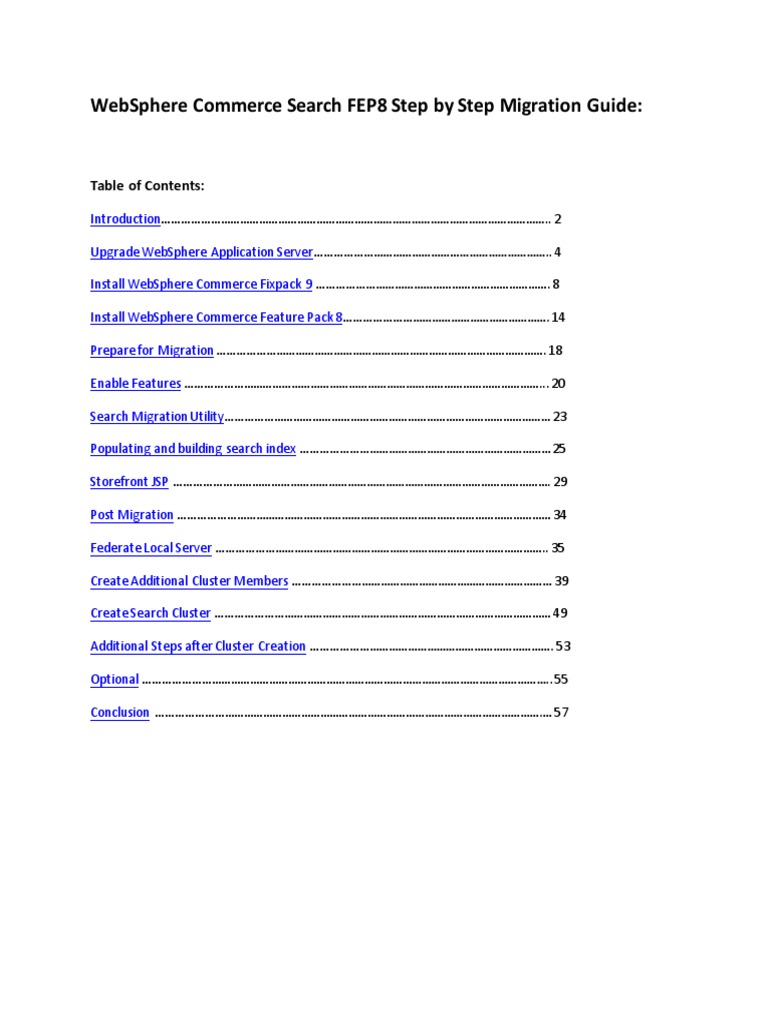 WebSphere Commerce Search Migration Guide | PDF | Database Index ...