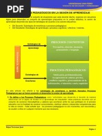 Procesos pedagógicos usps