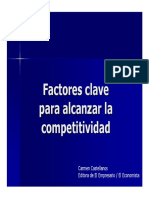 Factores Clave para La Competitividad PDF