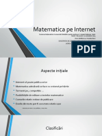 Matematica Pe Internet - PPSX