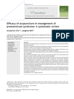 Efficacy of Acupuncture in Management of Premenstr 2010 Complementary Therap