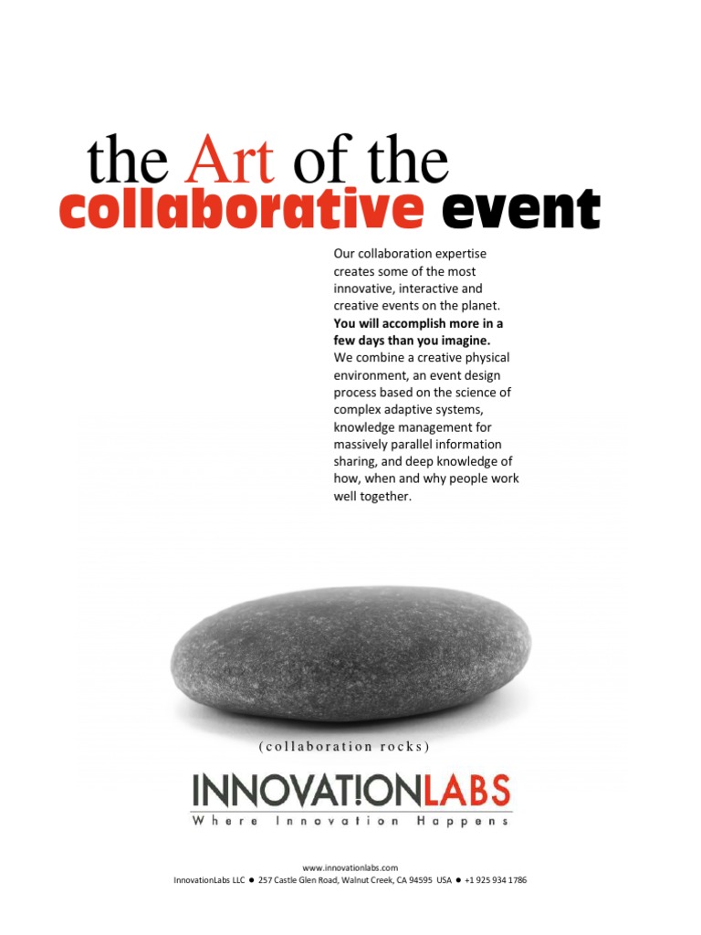 Collaborative Event Design Strategies | PDF | Innovation | Creativity