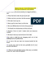 Each of The Following Is A Run-On - Correct The Run-On and Identify The Different Types of Clauses in Each Sentence 1