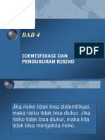 BAB 4 Identifikasi Dan Pengukuran Resiko