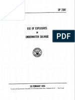 Use of Explosives in Underwater Salvage OP 2081 PDF