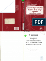 Echenique Elizondo M. T. Martínez Alcalde M. J. Diacronía y Gramática Histórica de La Lengua Española PDF