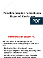 Pemeliharaan Dan Pemeriksaan AC Kendaraan