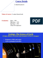 ECS-201 (Earth System I) : Course