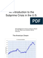 An Introduction To The Subprime Crisis in The U.S