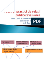 Evaluare Teorii Și Practici de Relații Publice