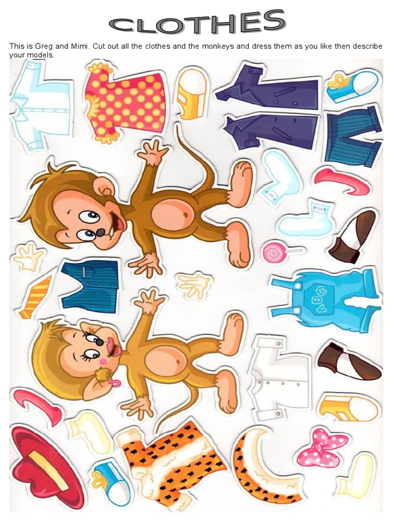 Dress Up Greg and Mimi Models | PDF