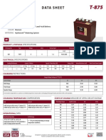 T875 Trojan Data Sheets